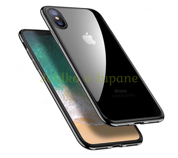 Kryt Frame iPhone X, XS - čierny